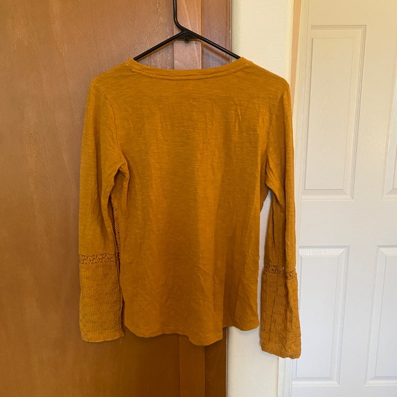 Anthro Eze Sur Mer Embroidered Lace Shirt - Picture 2 of 8